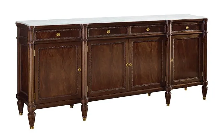 Hickory Chair HC5245-70S Jefferson Side Board with Stone Top Hickory Chair HC5245-70S Jefferson Side Board with Stone Top