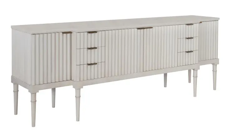Hickory Chair HC7245-70S Plaited Buffet with Stone Top Hickory Chair HC7245-70S Plaited Buffet with Stone Top