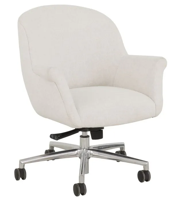 Fairfield 1020-35-2 Misty Executive Desk Chair with Polished Nickel Base Fairfield 1020-35-2 Misty Executive Desk Chair with Polished Nickel Base