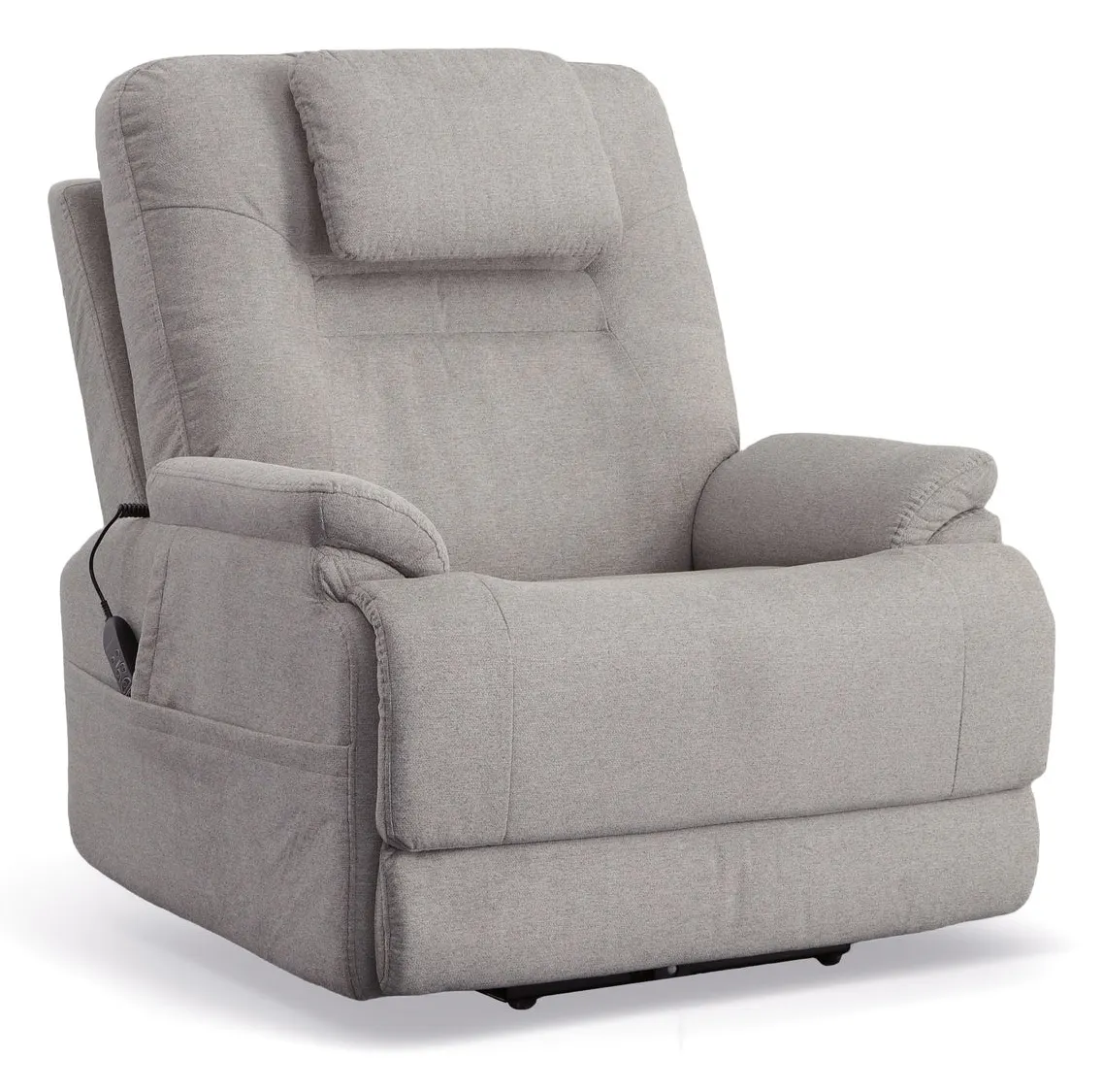 Flexsteel 1092-55P5-35201 Zecliner Model 2+ Dove Fabric Power Lift Sleep Recliner with Power Headrest, Lumbar, Heat & Massage Flexsteel 1092-55P5-35201 Zecliner Model 2+ Dove Fabric Power Lift Sleep Recliner with Power Headrest, Lumbar, Heat & Massage