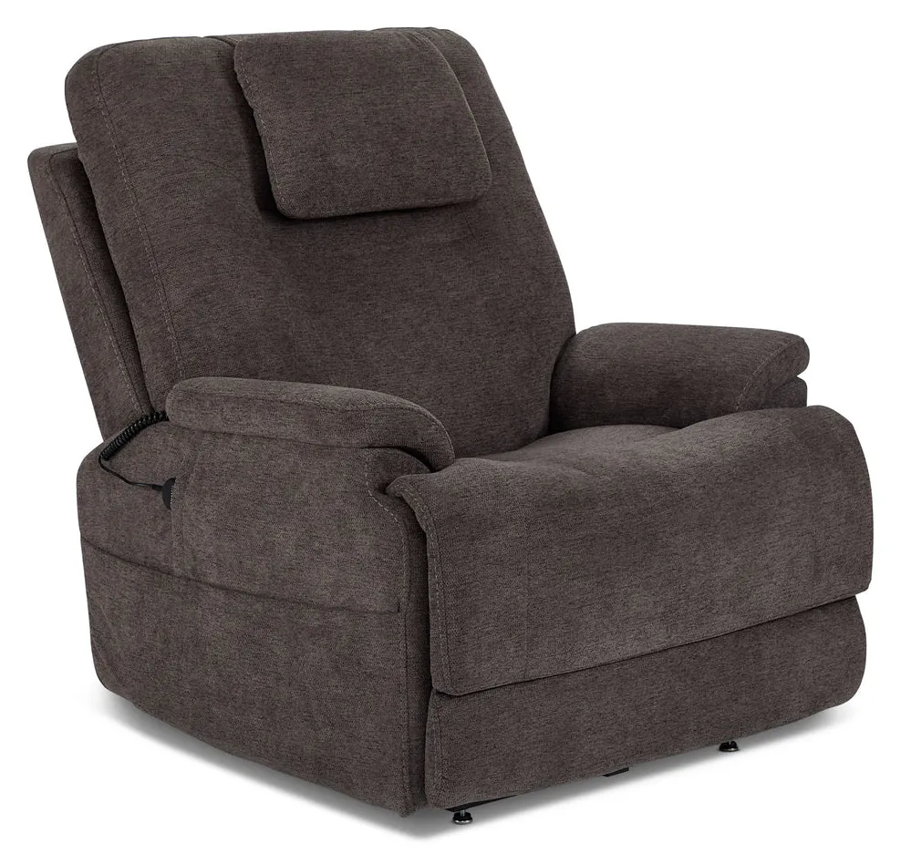 Flexsteel 1092-55P5-35804 Zecliner Model 2+ Umber Fabric Power Lift Sleep Recliner with Power Headrest, Lumbar, Heat & Massage Flexsteel 1092-55P5-35804 Zecliner Model 2+ Umber Fabric Power Lift Sleep Recliner with Power Headrest, Lumbar, Heat & Massage