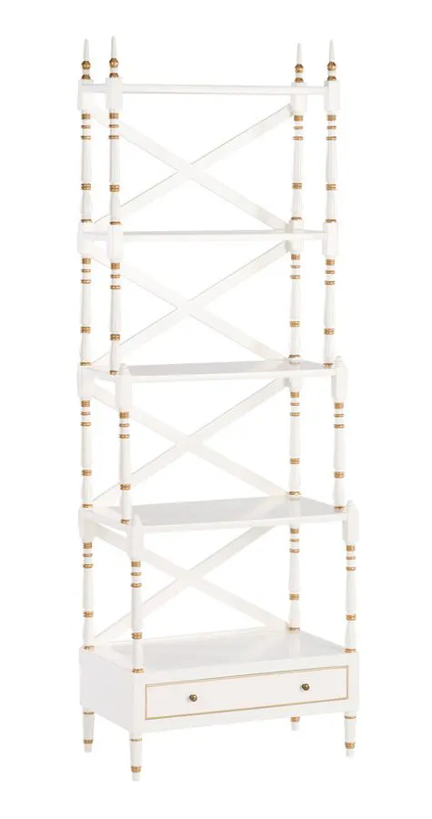 Chelsea House C10024 Carnaby House Bookcase White