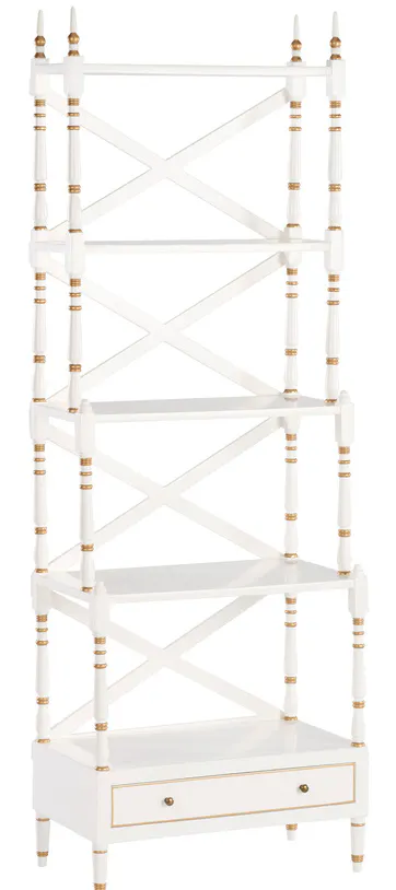 Chelsea House C10024 Carnaby House Bookcase White Chelsea House C10024 Carnaby House Bookcase White