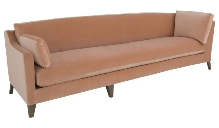 Fairfield 2715-54 Left Arm Facing Corner Sofa One Back over One Seat with Tapered Legs