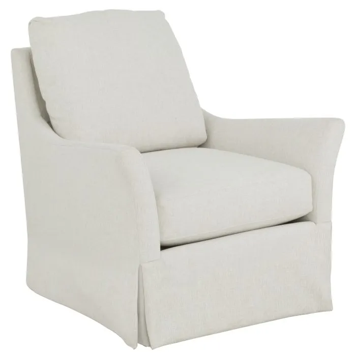 Fairfield 2770-01-W Flared Arm Lounge Chair Knife Edge Back
