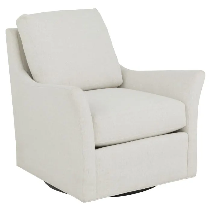 Fairfield 2774-31 Flared Arm Swivel Chair Boxed Back