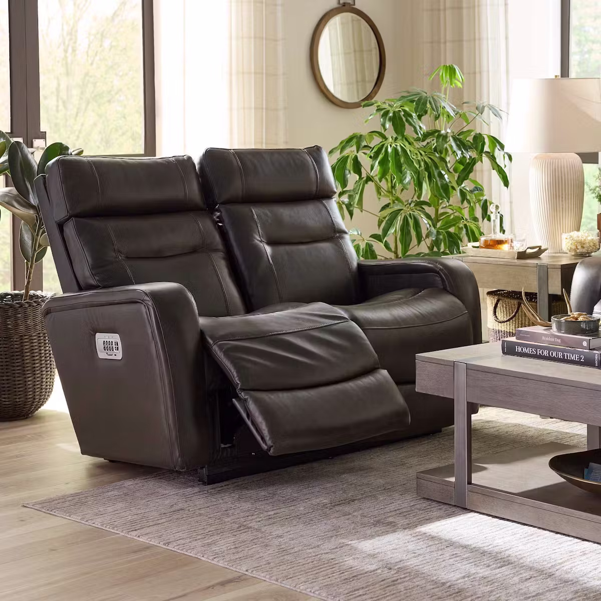 La-Z-Boy 32X807 Baron Power Wall Reclining Loveseat w/ Headrest & Lumbar La-Z-Boy 32X807 Baron Power Wall Reclining Loveseat w/ Headrest & Lumbar