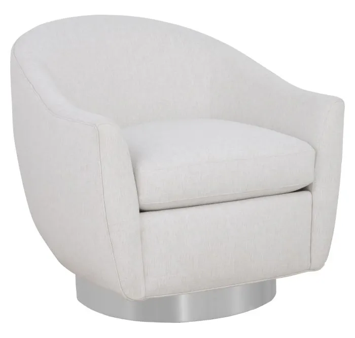 Fairfield 6047-01-2 Hazel Lounge Chair with Nickel Metal Base Fairfield 6047-01-2 Hazel Lounge Chair with Nickel Metal Base