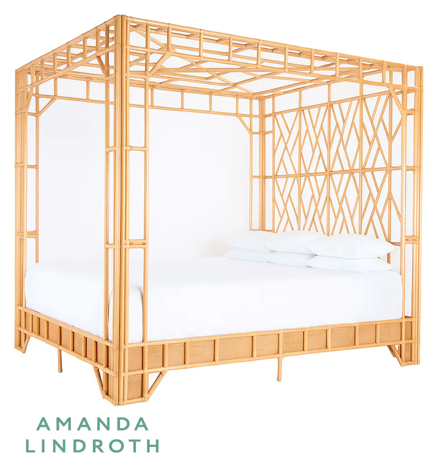 Chelsea House 60704630 Paradise Canopy Bed King Chelsea House 60704630 Paradise Canopy Bed King