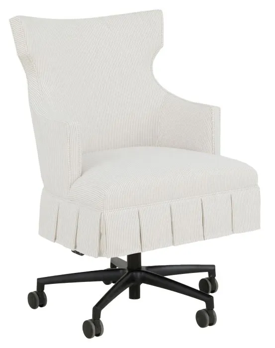 Fairfield 6162-35-4 Lockhart Executive Desk Chair with Half Skirt and Matte Black Base Fairfield 6162-35-4 Lockhart Executive Desk Chair with Half Skirt and Matte Black Base