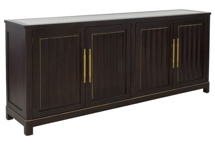 Fairfield 8010-17-M Aria Four Door Credenza in Cafe Mocha Fairfield 8010-17-M Aria Four Door Credenza in Cafe Mocha