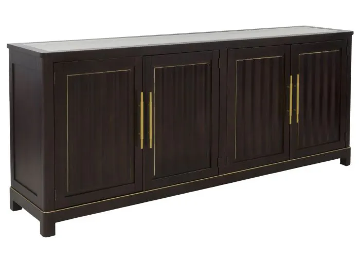 Fairfield 8010-17-M Aria Four Door Credenza in Cafe Mocha Fairfield 8010-17-M Aria Four Door Credenza in Cafe Mocha