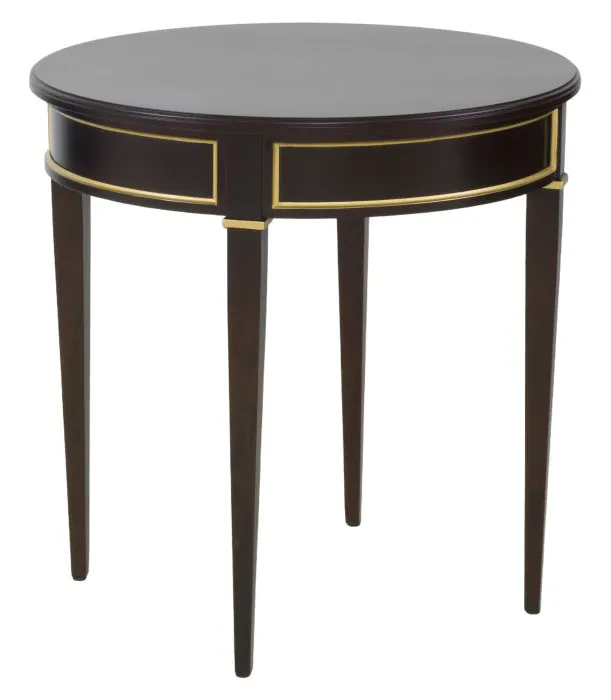 Fairfield 8010-19-M Linea Round End Table in Cafe Mocha Fairfield 8010-19-M Linea Round End Table in Cafe Mocha