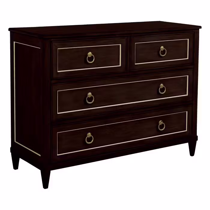 Fairfield 8010-AC-M Palazzo Four Drawer Chest – Cafe Mocha
