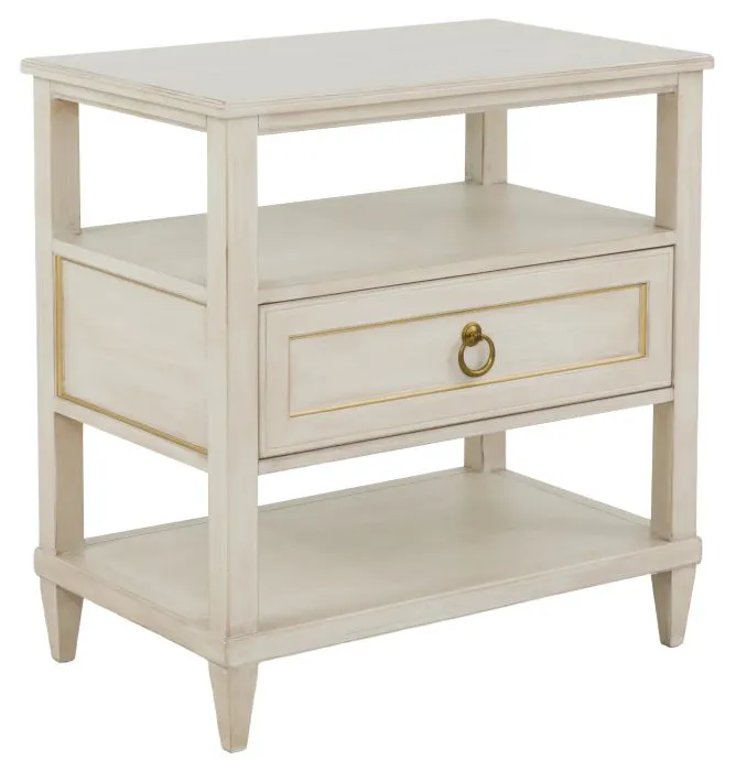 Fairfield 8010-SN-C Palazzo One Drawer Nightstand - Champagne Mist Fairfield 8010-SN-C Palazzo One Drawer Nightstand - Champagne Mist