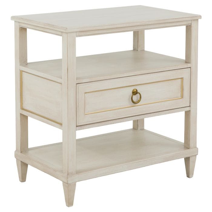 Fairfield 8010-SN-C Palazzo One Drawer Nightstand - Champagne Mist Fairfield 8010-SN-C Palazzo One Drawer Nightstand - Champagne Mist