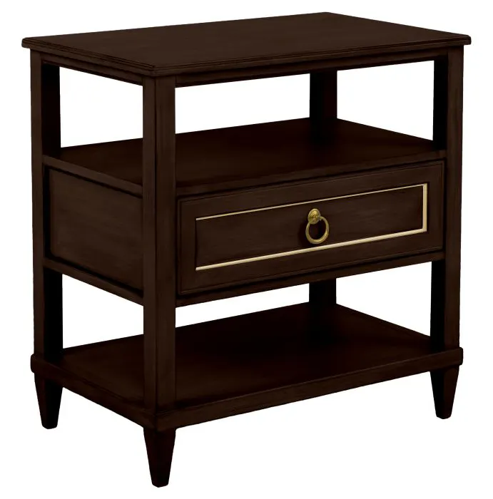 Fairfield 8010-SN-M Palazzo One Drawer Nightstand - Cafe Mocha Fairfield 8010-SN-M Palazzo One Drawer Nightstand - Cafe Mocha
