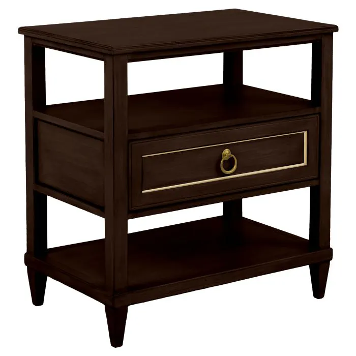 Fairfield 8010-SN-M Palazzo One Drawer Nightstand - Cafe Mocha Fairfield 8010-SN-M Palazzo One Drawer Nightstand - Cafe Mocha