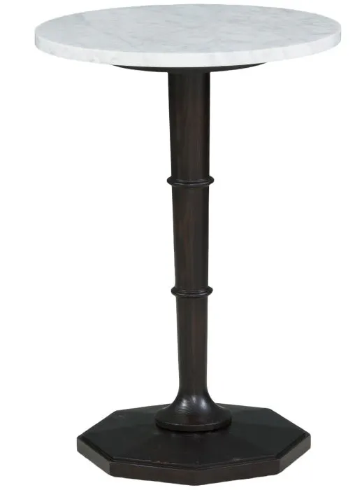 Fairfield 8164-90 Drink Table with White Carrera stone top Fairfield 8164-90 Drink Table with White Carrera stone top