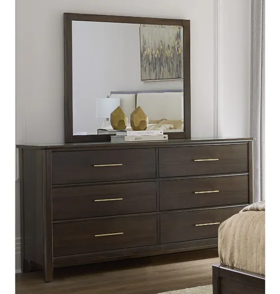 Vaughan Bassett 850-447 Nordhaven Landscape Mirror Nordic Walnut Vaughan Bassett 850-447 Nordhaven Landscape Mirror Nordic Walnut