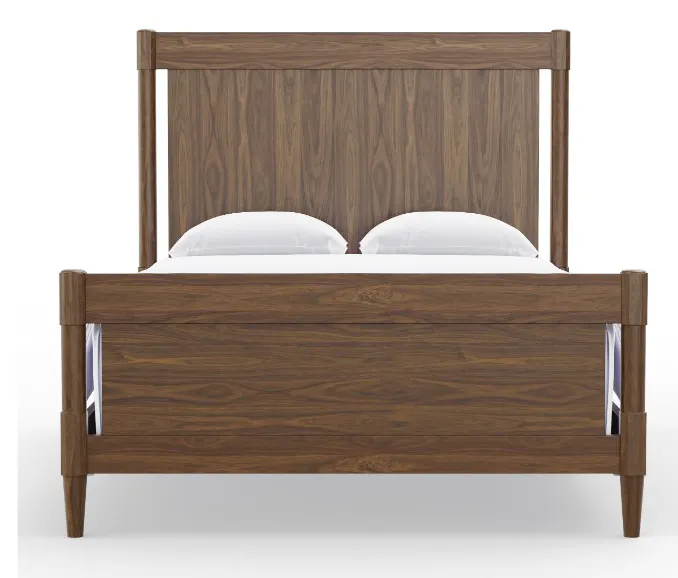 Vaughan Bassett 850-559-955-922 Nordhaven Queen Poster Bed Nordic Walnut Vaughan Bassett 850-559-955-922 Nordhaven Queen Poster Bed Nordic Walnut
