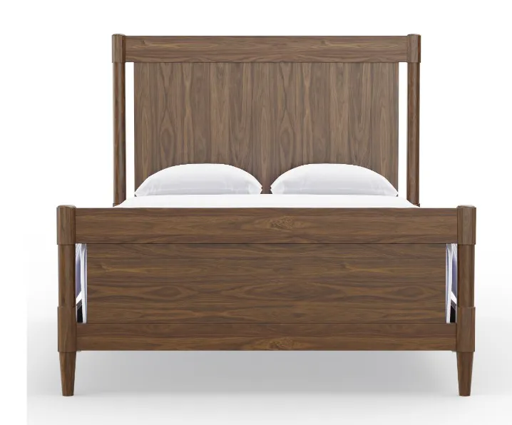 Vaughan Bassett 850-559-955-922 Nordhaven Queen Poster Bed Nordic Walnut Vaughan Bassett 850-559-955-922 Nordhaven Queen Poster Bed Nordic Walnut