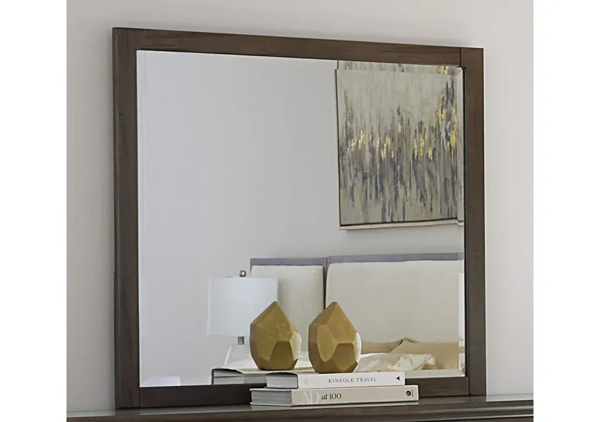 Vaughan Bassett 850-447 Nordhaven Landscape Mirror Nordic Walnut