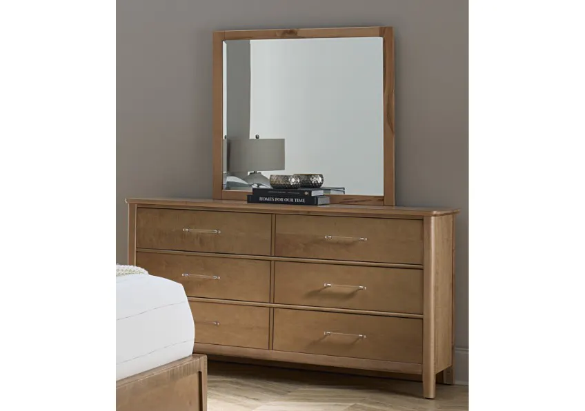 Vaughan Bassett 852-003 Nordhaven 6 Drawer Dresser Clear Maple