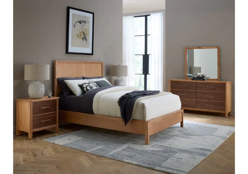 Vaughan Bassett 852-557-755-722 Nordhaven Queen Panel Bed Clear Maple Vaughan Bassett 852-557-755-722 Nordhaven Queen Panel Bed Clear Maple