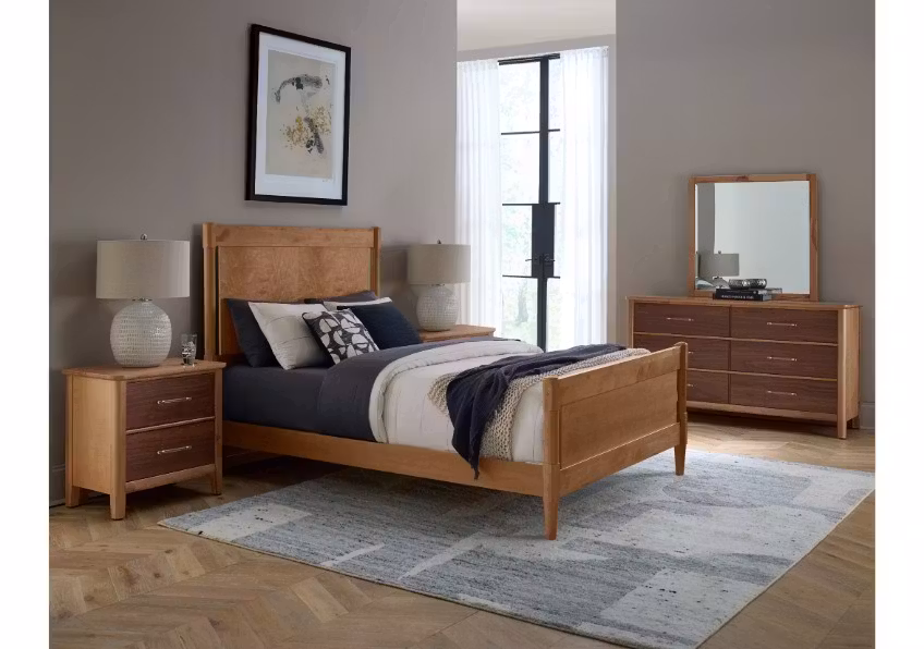 Vaughan Bassett 852-669-966-922-MS1 Nordhaven King Poster Bed Clear Maple Vaughan Bassett 852-669-966-922-MS1 Nordhaven King Poster Bed Clear Maple