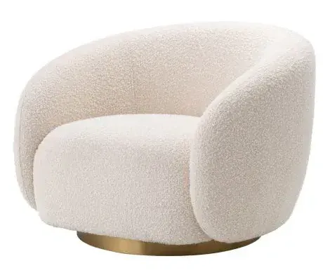 Eichholtz A115169 Swivel Chair Brice in Avalon Sand