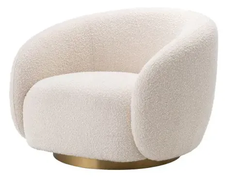 Eichholtz A115169 Swivel Chair Brice in Avalon Sand Eichholtz A115169 Swivel Chair Brice in Avalon Sand