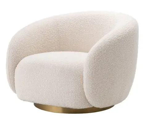 Eichholtz A115169 Swivel Chair Brice in Avalon Sand Eichholtz A115169 Swivel Chair Brice in Avalon Sand