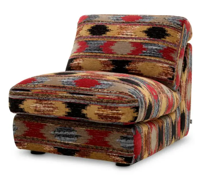 Eichholtz A120539 Chair Alden in Ombra Multi Color Eichholtz A120539 Chair Alden in Ombra Multi Color