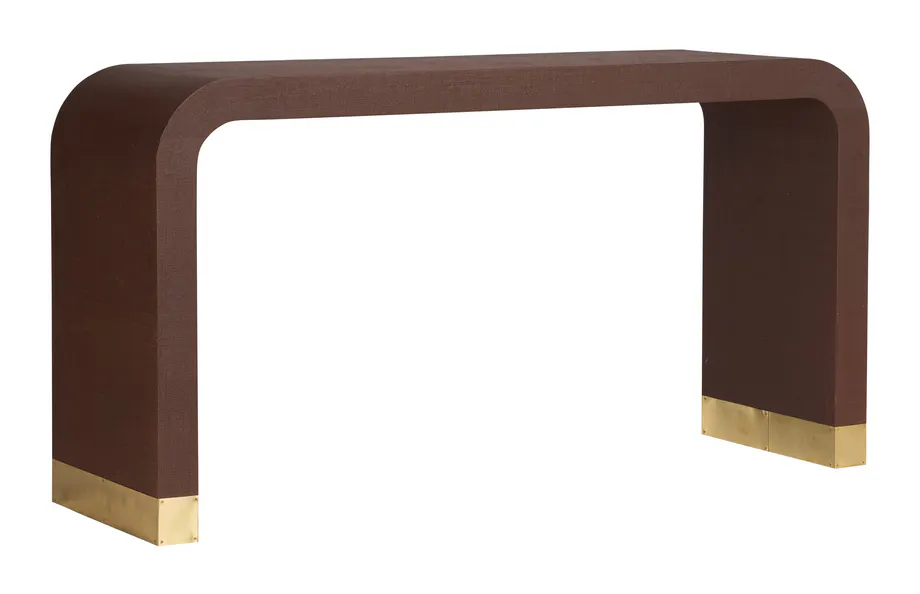 Chelsea House C10021 Waterfall Console Chocolate Chelsea House C10021 Waterfall Console Chocolate