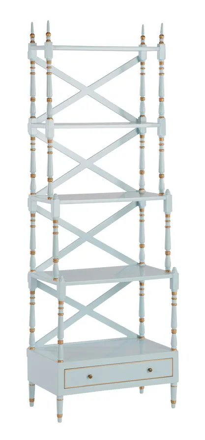 Chelsea House C10025 Carnaby House Bookcase Blue