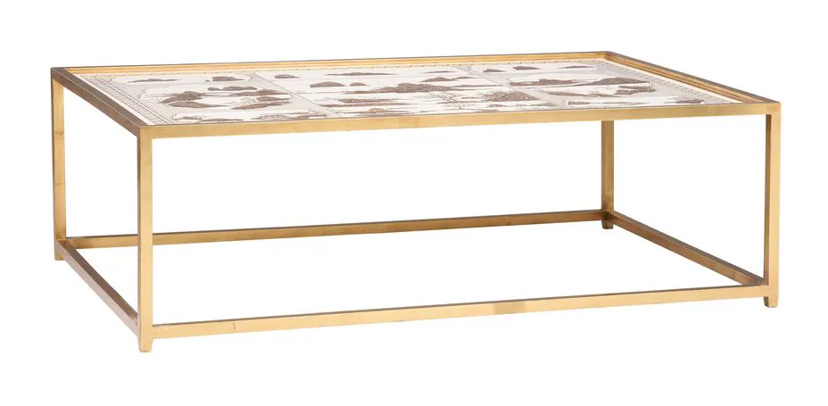 Chelsea House C10133 Chinoiserie Coffee Table White