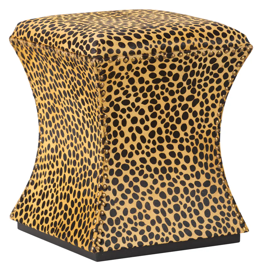 Chelsea House C10266 Leopard Ottoman Chelsea House C10266 Leopard Ottoman