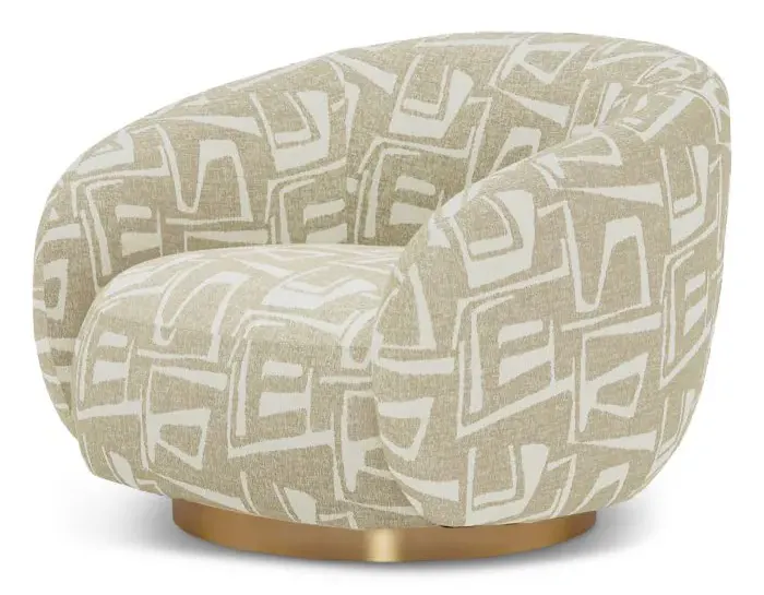 Eichholtz CMA0002 Swivel Chair Brice in Davenport Light Grey Eichholtz CMA0002 Swivel Chair Brice in Davenport Light Grey