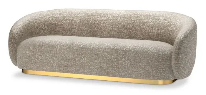 Eichholtz CMA0011 Sofa Brice in Montclaire Silver Eichholtz CMA0011 Sofa Brice in Montclaire Silver