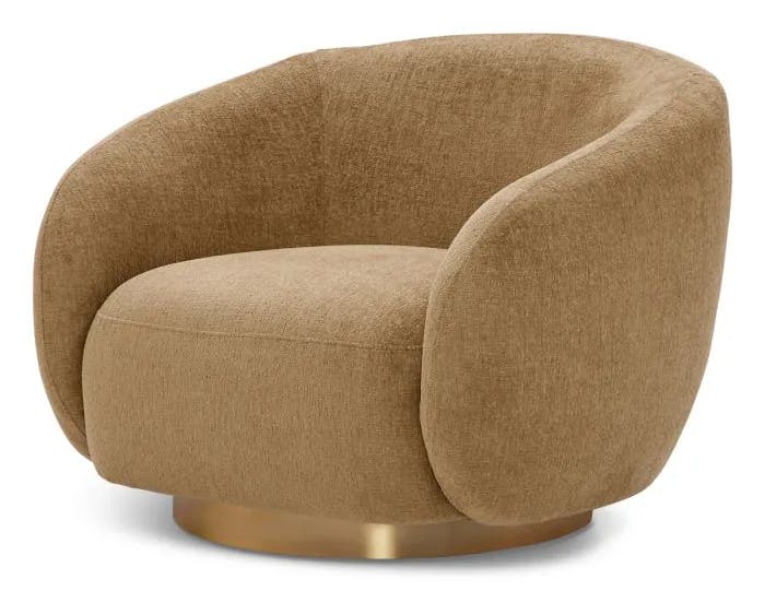 Eichholtz CMA0031 Swivel Chair Brice in Hastings Camel Eichholtz CMA0031 Swivel Chair Brice in Hastings Camel