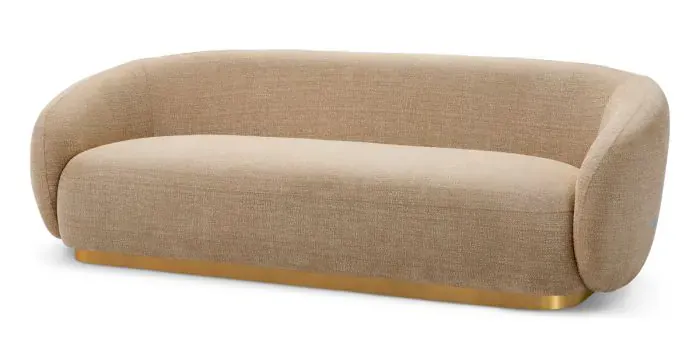Eichholtz CMA0060 Sofa Brice in Stratfort Sand Eichholtz CMA0060 Sofa Brice in Stratfort Sand