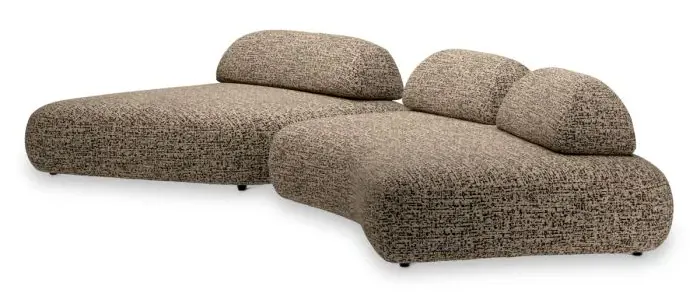 Eichholtz CMA0226 Sofa Residenza in Montclair Dark Brown Eichholtz CMA0226 Sofa Residenza in Montclair Dark Brown