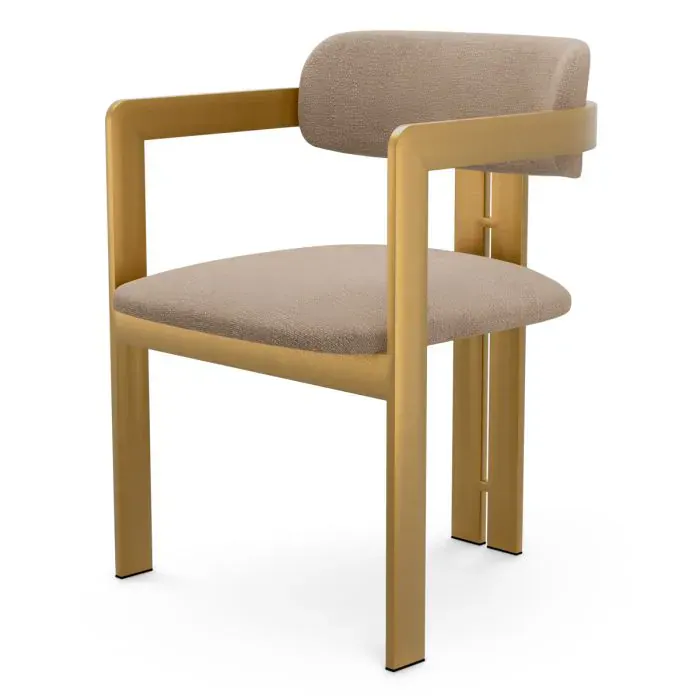 Eichholtz CMA0264 Dining Chair Donato in Stratfort Warm Grey