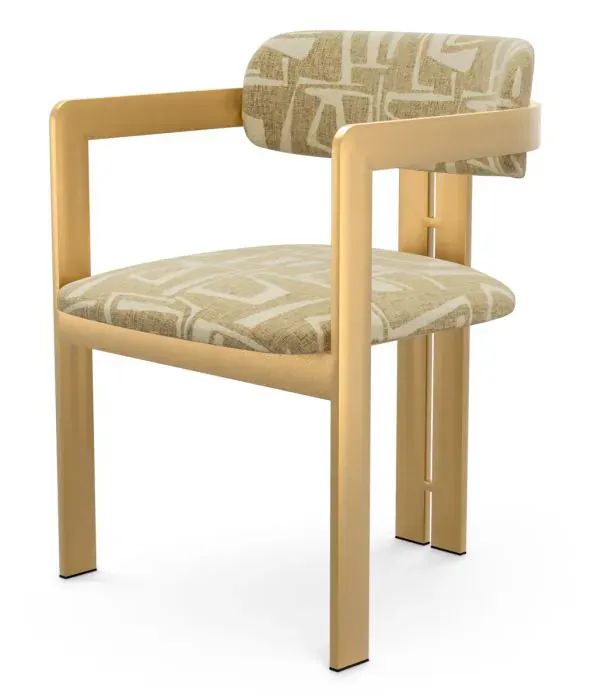 Eichholtz CMA0269 Dining Chair Donato in Davenport Light Brown Eichholtz CMA0269 Dining Chair Donato in Davenport Light Brown