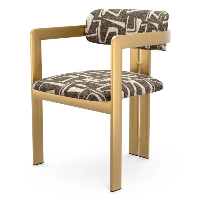 Eichholtz CMA0270 Dining Chair Donato in Davenport Dark Brown