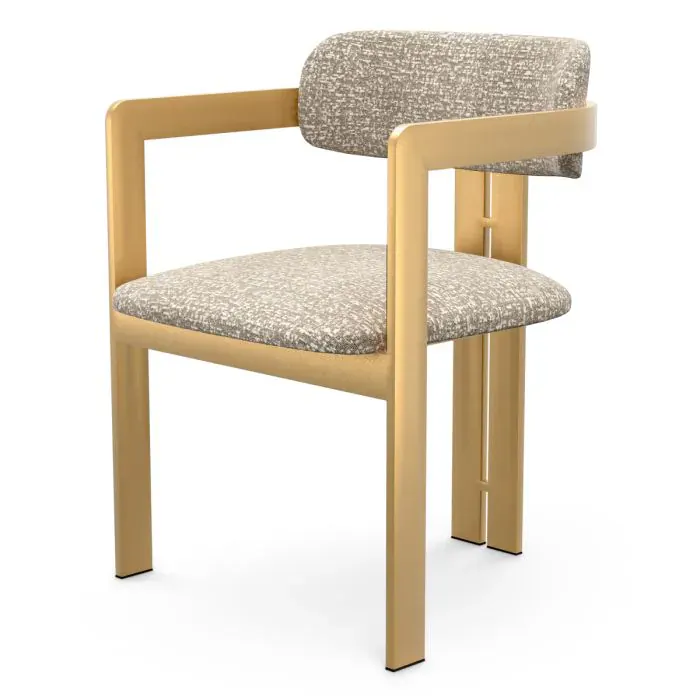 Eichholtz CMA0271 Dining Chair Donato in Montclair Silver