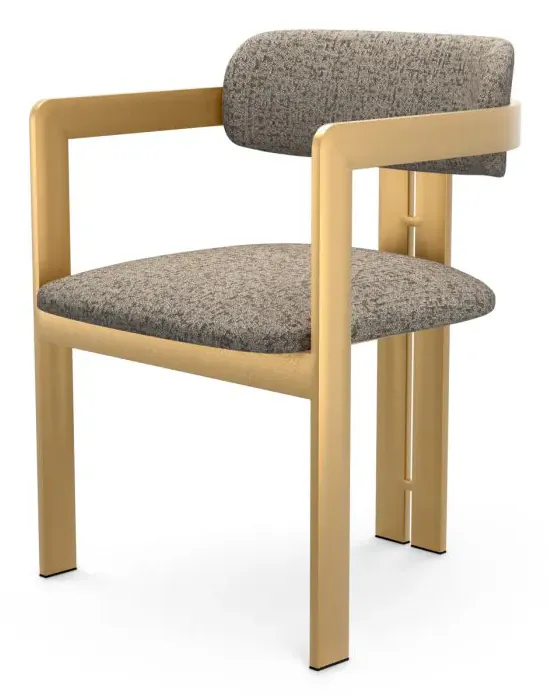Eichholtz CMA0274 Dining Chair Donato in Montclair Warm Grey Eichholtz CMA0274 Dining Chair Donato in Montclair Warm Grey