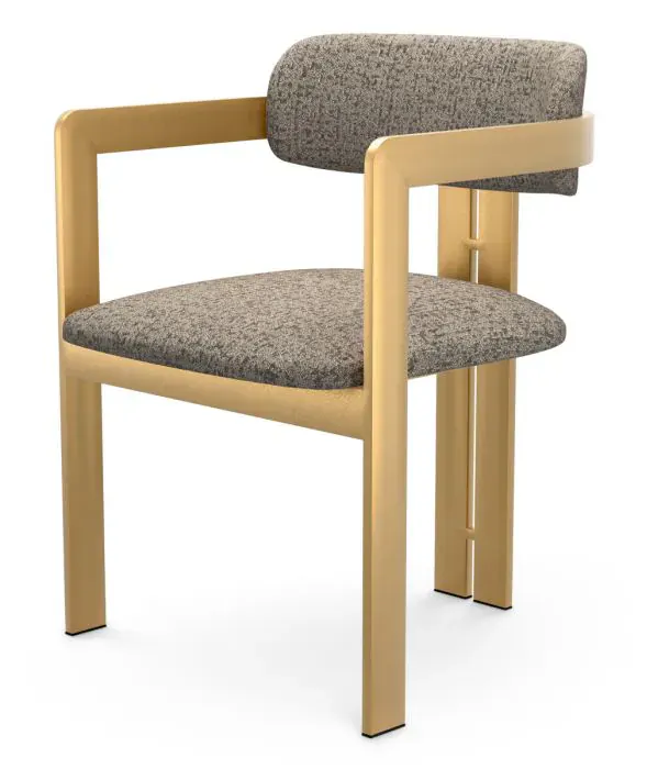 Eichholtz CMA0274 Dining Chair Donato in Montclair Warm Grey Eichholtz CMA0274 Dining Chair Donato in Montclair Warm Grey