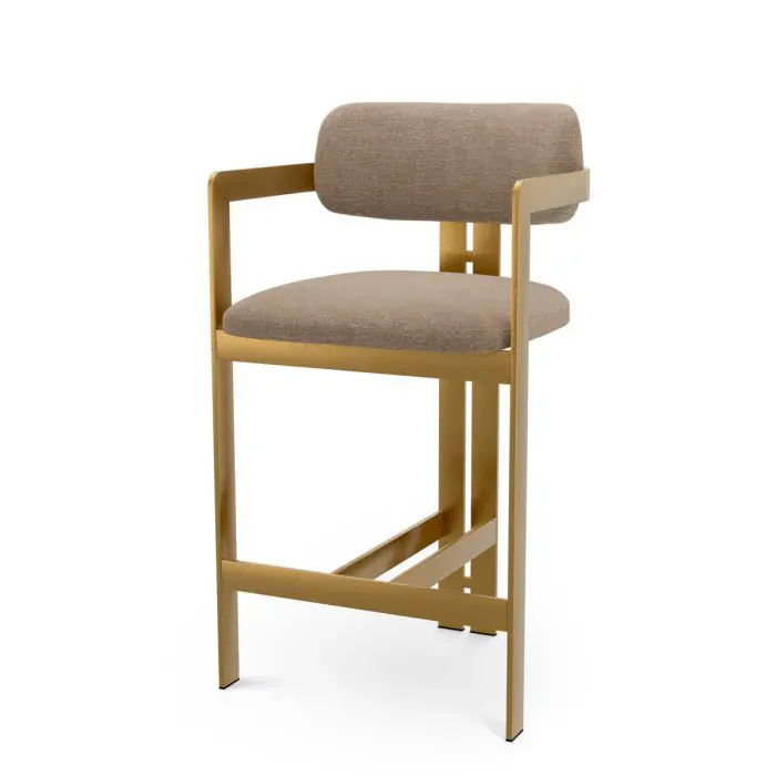 Eichholtz CMA0287 Counter Stool Donato in Stratfort Warm Grey
